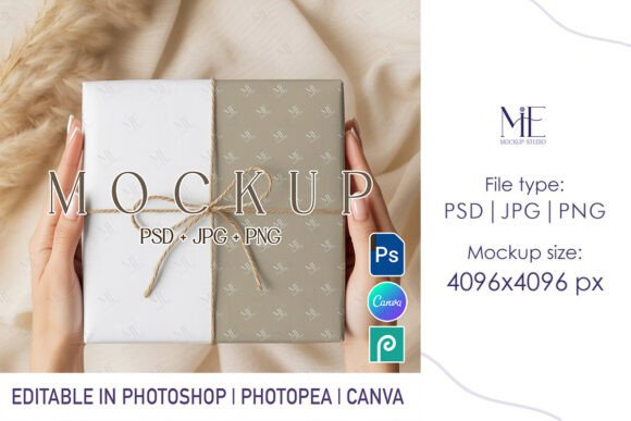 Download Wrapping Paper Mockup PSD Gift Wrap - Wrapp Collection
