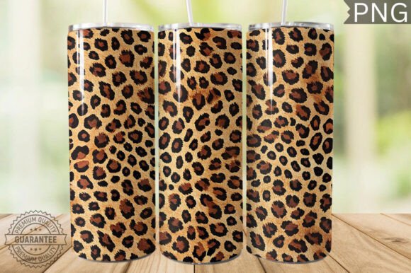 Download Leopard Pattern 20oz Tumbler Wrapp - Wrapp Collection