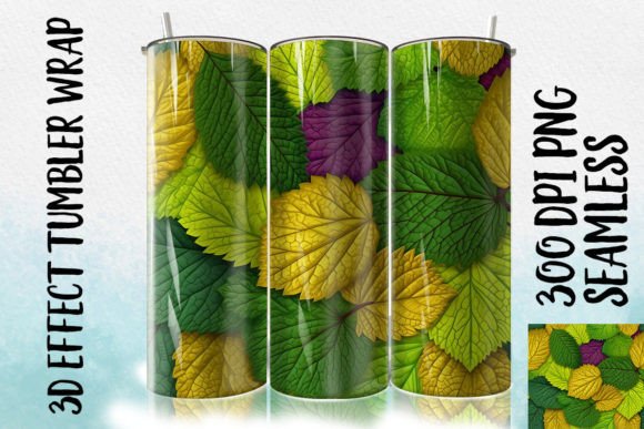Download 3D Mulberry Leaf Tumbler Wrapp 2 - Wrapp Collection