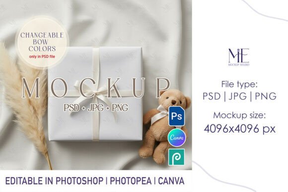 Download Wrapping Paper Mockup PSD PNG Canva - Wrapp Collection
