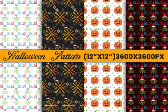 Download Happy Halloween Pattern &amp; Wrapping Paper - Wrapp Collection