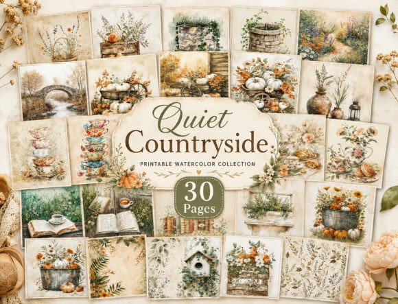 Download Rustic Autumn Journal Paper Bundle - Rustic Collection