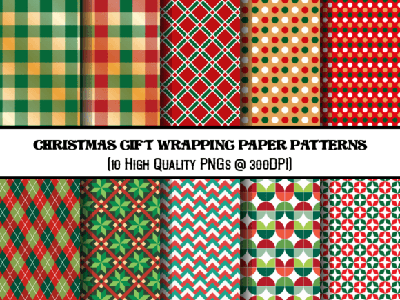Download Christmas Gift Wrapping Paper Patterns - Wrapp Collection