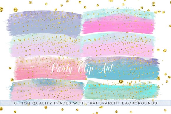 Download Pastel Confetti Brush Clip Art, Confetti - Premium Resources