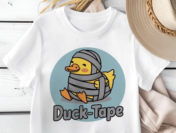 Download Funny Duck Tape Pun Png, Cute Duck Wrapp - Wrapp Collection