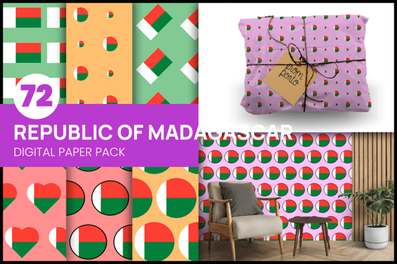 Download Republic of Madagascar Wrapping Paper - Wrapp Collection