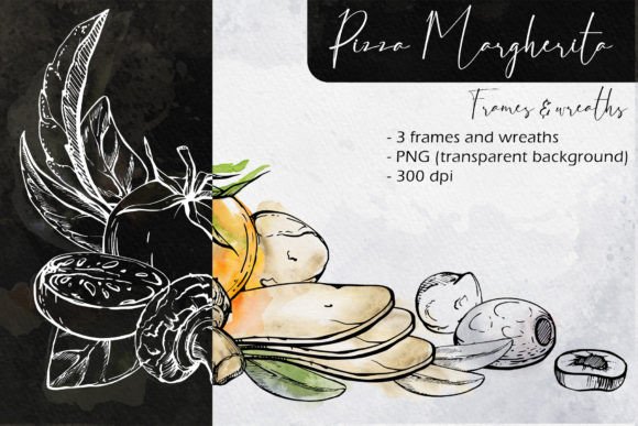 Download Pizza Margherita: Frames and Wreaths - Frame Collection