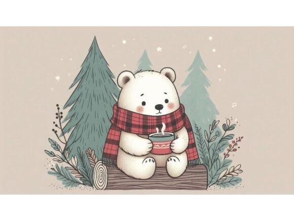 Download A Bear Cub Sitting by a Pine Tree, Wrapp - Wrapp Collection