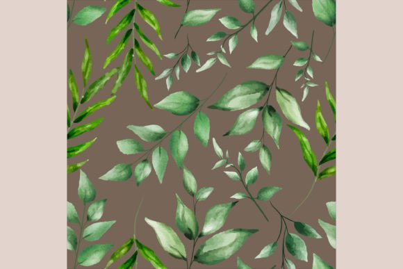 Download Beautiful Watercolor Leaves Pattern - Watercolor leaves pattern Collection