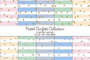 Download Pastel Confetti Sparkle Digital Papers - Premium Resources