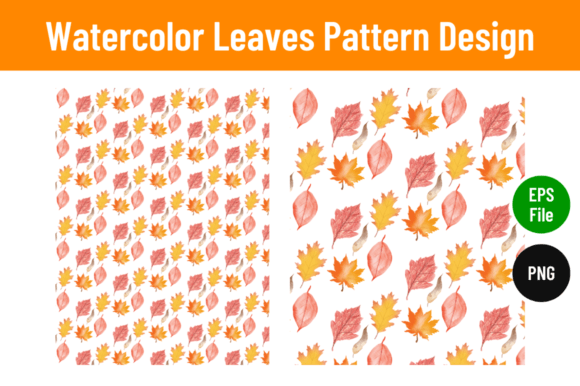 Download Watercolor Leaves Pattern Design - Watercolor leaves pattern Collection