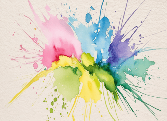 Download Playful Pastel Bold Rainbow Watercolor - Bold rainbow Collection